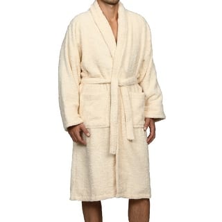 Classic Turkish Cotton Thick Luxurious Shawl Collar Bathrobe