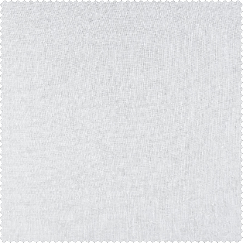 Exclusive Fabrics Grommet Solid Faux-linen Sheer Curtain (1 Panel)