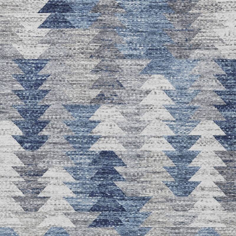 HomeRoots Geometric Transitional Rectangle Outdoor Rug