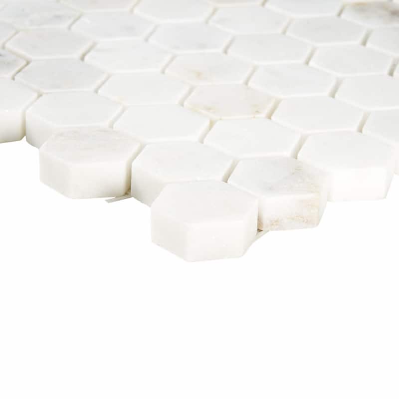 Royal Umbra Marble 1" x 1" Honeycomb Polished Mosaic Tile