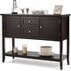 preview thumbnail 1 of 45, Costway Sideboard Buffet Table Wooden Console Table w/ Drawers &