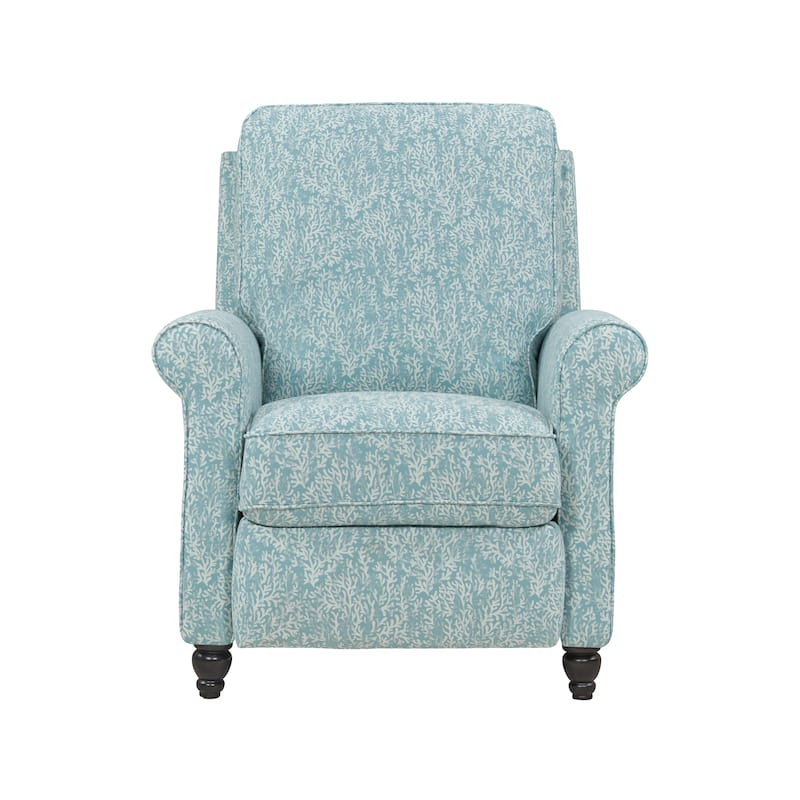 ProLounger Sky Blue Push-back Recliner Chair