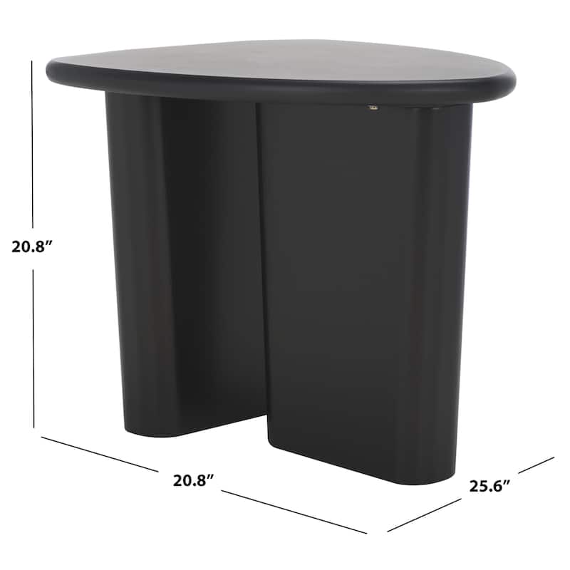SAFAVIEH Gena End Table - 25.6 W In. x 20.8 In. D x 20.8 In. H - 26"W x 21"D x 21"H