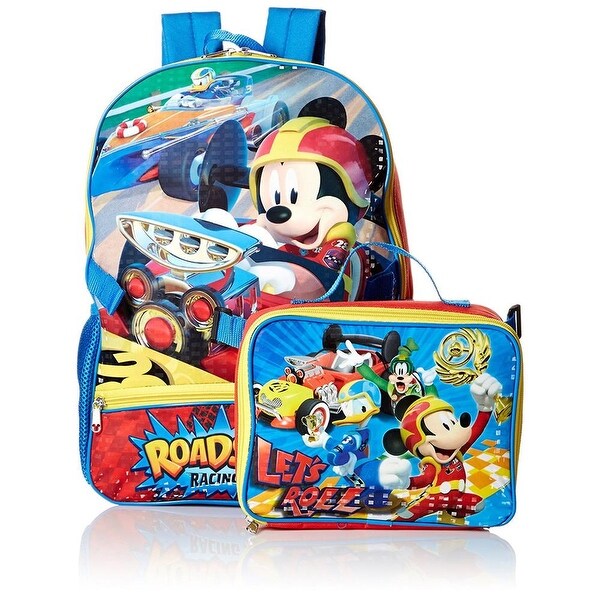 Disney Boys Mickey Mouse Backpack Lunch Bag Set Free Shipping Disney Boys Mickey Mouse Backpack Lunch Bag Set