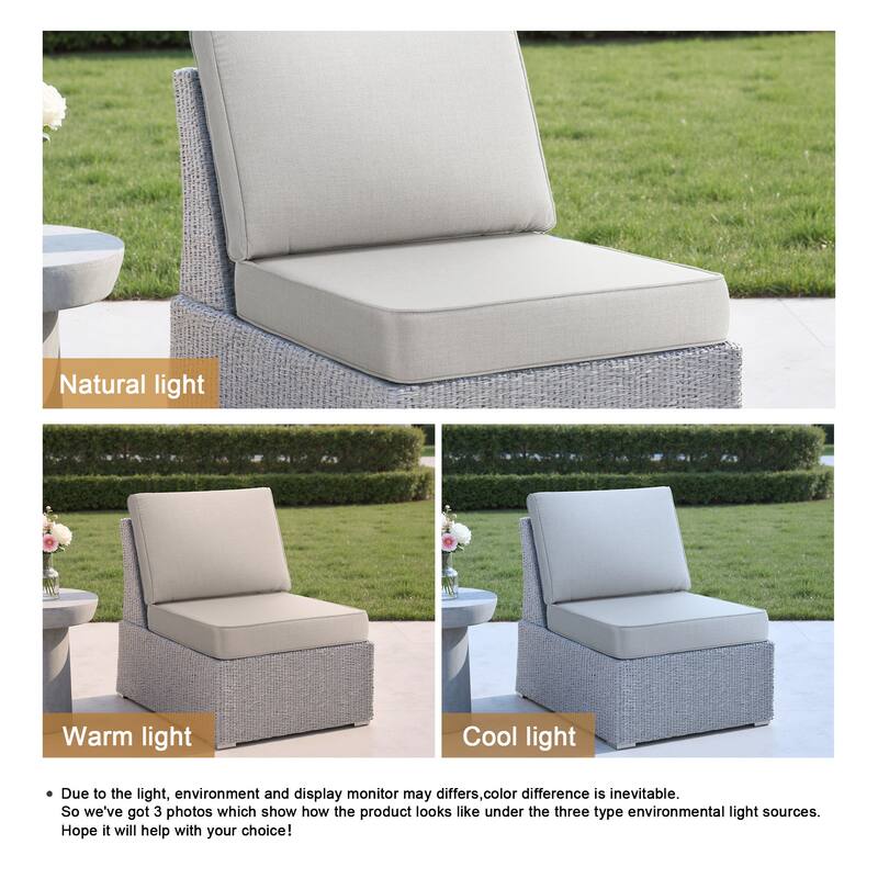 Sunbrella Indoor Outdoor Chair Cushion and Pillow