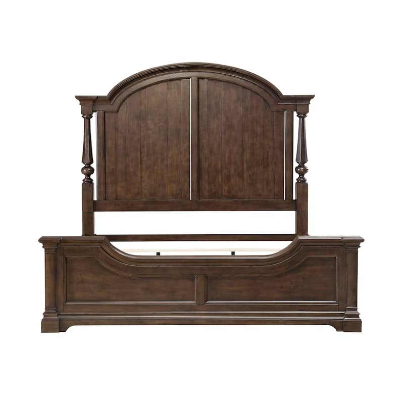 Liberty Furniture Arden Road Poster Bedroom Set with Dresser & Mirror, Chest - King or Queen