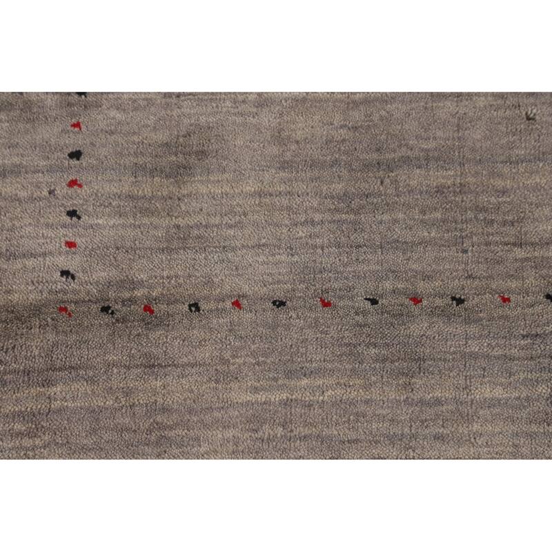 Gabbeh Oriental Area Rug Hand-Knotted Bedroom Wool Carpet - 5'0"x 7'11"