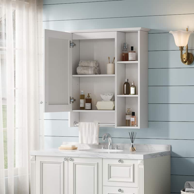 3-in-1 Bathroom Mirror Cabinet