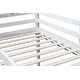preview thumbnail 4 of 10, Solid Wooden, Rubber Wooden Twin Loft Bed with Ladder, Bed Platform of Strengthened Slats