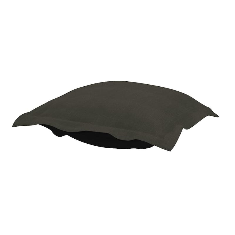 Allan Andrews Puff Ottoman Cushion & Cover Only, Sterling Collection - Charcoal