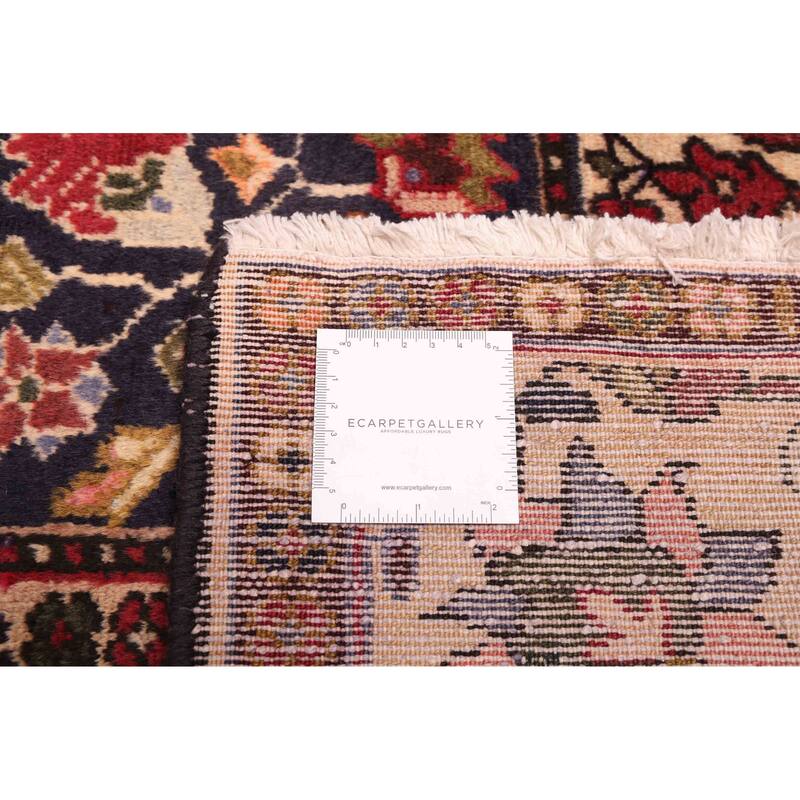 ECARPETGALLERY Hand-knotted Kayseri Dark Red Wool Rug - 4'8 x 7'0