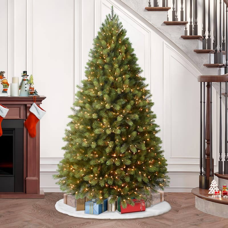 Puleo International Pre-Lit 7.5' Middleburry Spruce Artificial Christmas Tree - Green