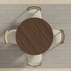 preview thumbnail 21 of 41, Solid Wood Round Dining Table for 4-8 People Nordic style