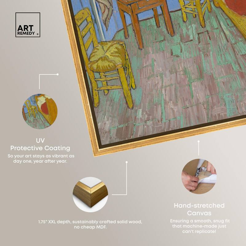 The Bedroom Canvas by Art Remedy