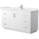 Option White / White Quartz Top / Brushed Nickel Hardware