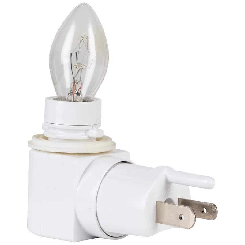 Retro Christmas Tree Ceramic Night Light - 7" - Green