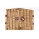 preview thumbnail 4 of 13, Picnic Time Piccadilly Picnic Basket, (Red & White Plaid Pattern)