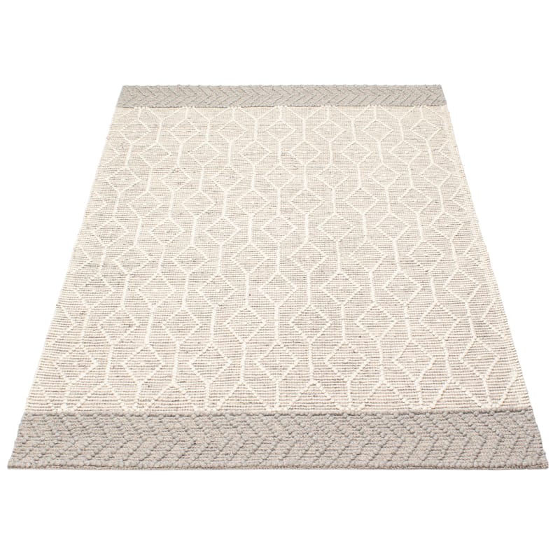 ECARPETGALLERY Braid weave Sienna Cream Wool Rug - 5'0 x 7'9