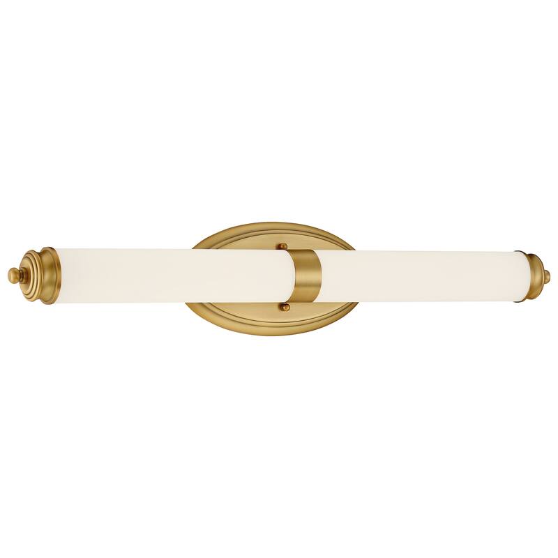 Access Lighting Madison LED Vanity with Opal Glass - Medium 27in - Brushed Gold