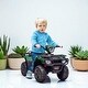 preview thumbnail 2 of 12, 12V Kids Electric ATV Ride-On Quad with USB & AUX Port, LED Headlights, Wear-Resistant Wheels, for Ages 3-6, 4-Wheeler Toy Car