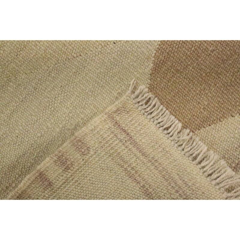 Hand Woven Oriental 100% Wool Carpet Southwestern Modern Multi-Colored Kilim Runner Rug - 5' 10'' X 2' 0''