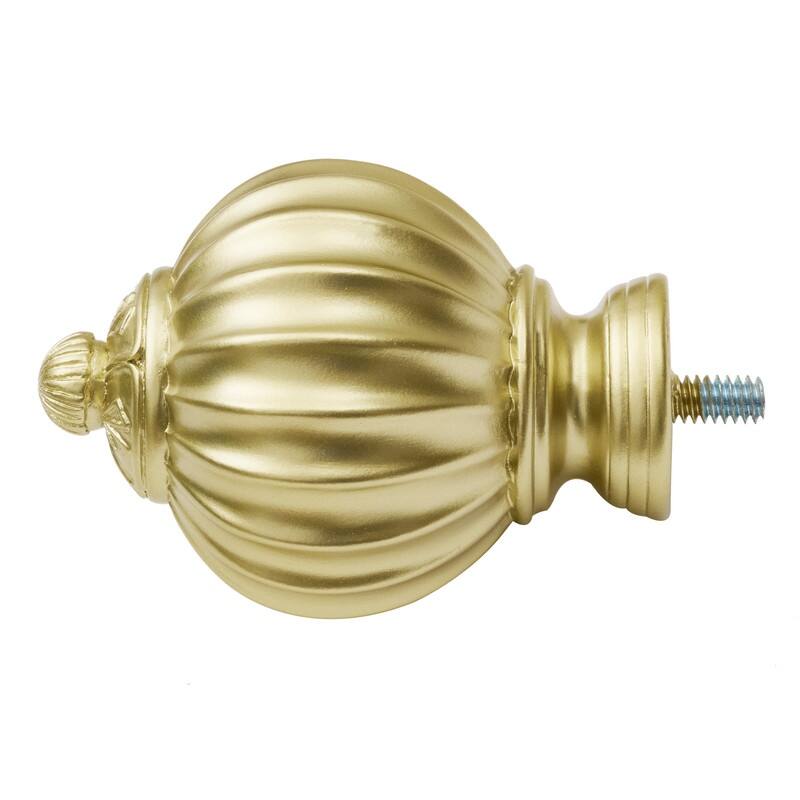 UTOPIA ALLEY Wall Mounted 3/4 Inch Curtain Rod - Curtain Rods For Windows, Adjustable Drapery Rods