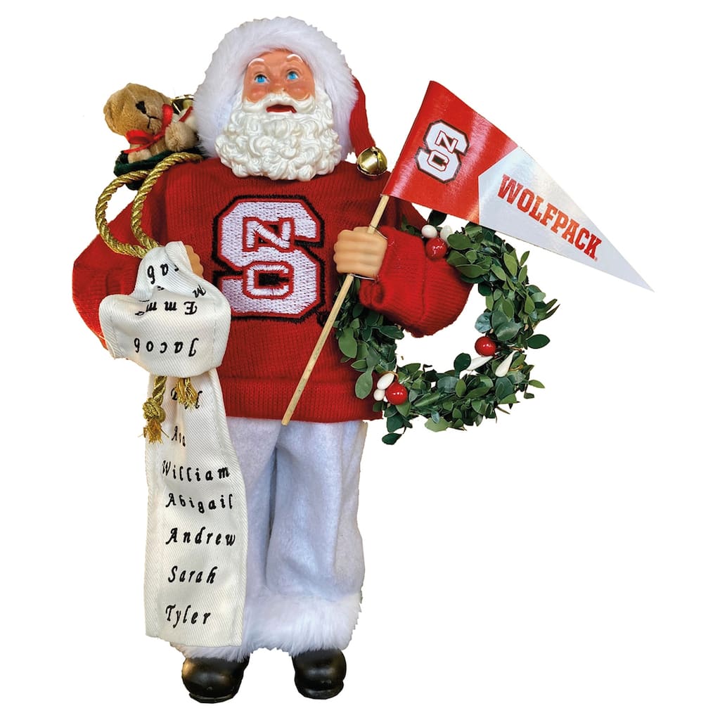 12" North Carolina State Proud Santa