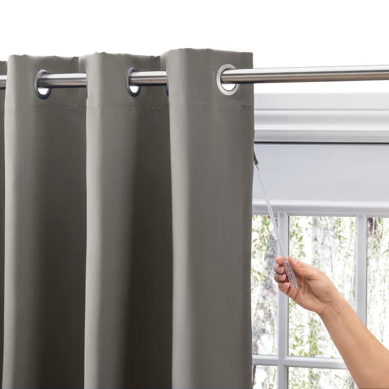 Ultimate Blackout 54-Inch Short Length Grommet Curtain Panel