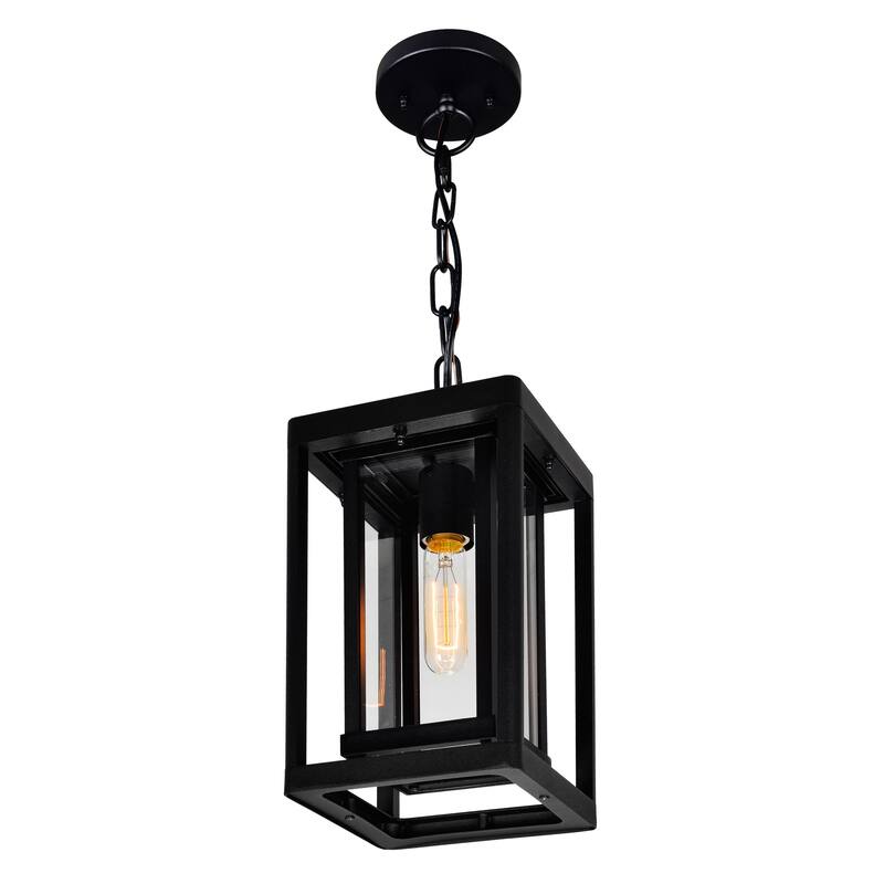 Mulvane 1 Light Black Outdoor Pendant