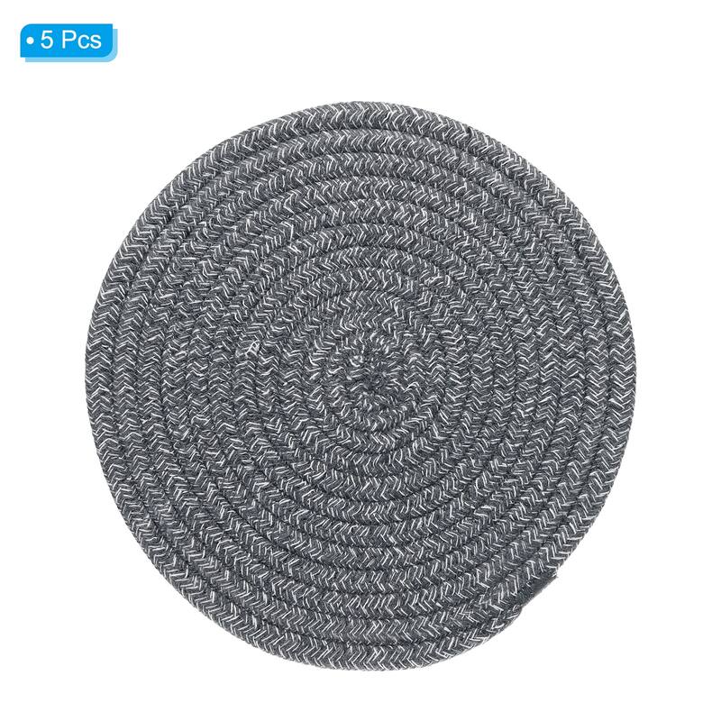 5Pcs Trivets for Hot Dishes 8 Inch for Hot Pots and Pans, Flowerpots