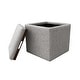 preview thumbnail 28 of 66, HomePop Storage Ottoman with Tray Top