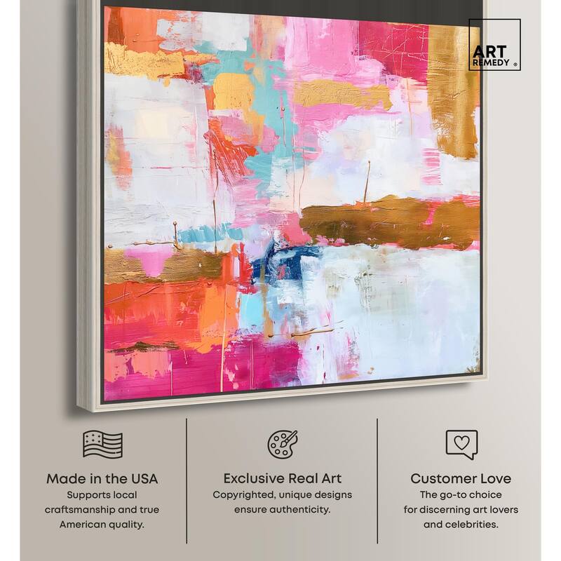 Exuberant Hues II Canvas by Art Remedy