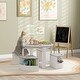 preview thumbnail 6 of 5, 5-Piece Kids Table and Chair Set with Built-in Storage for Art Supplies, Toys, and Books, for Toddlers Ages 3-8