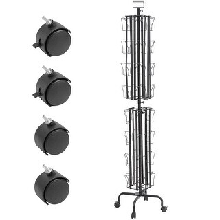 UIMOSO Greeting Cards Display Rack, 32 Pockets Rotating Postcard ...