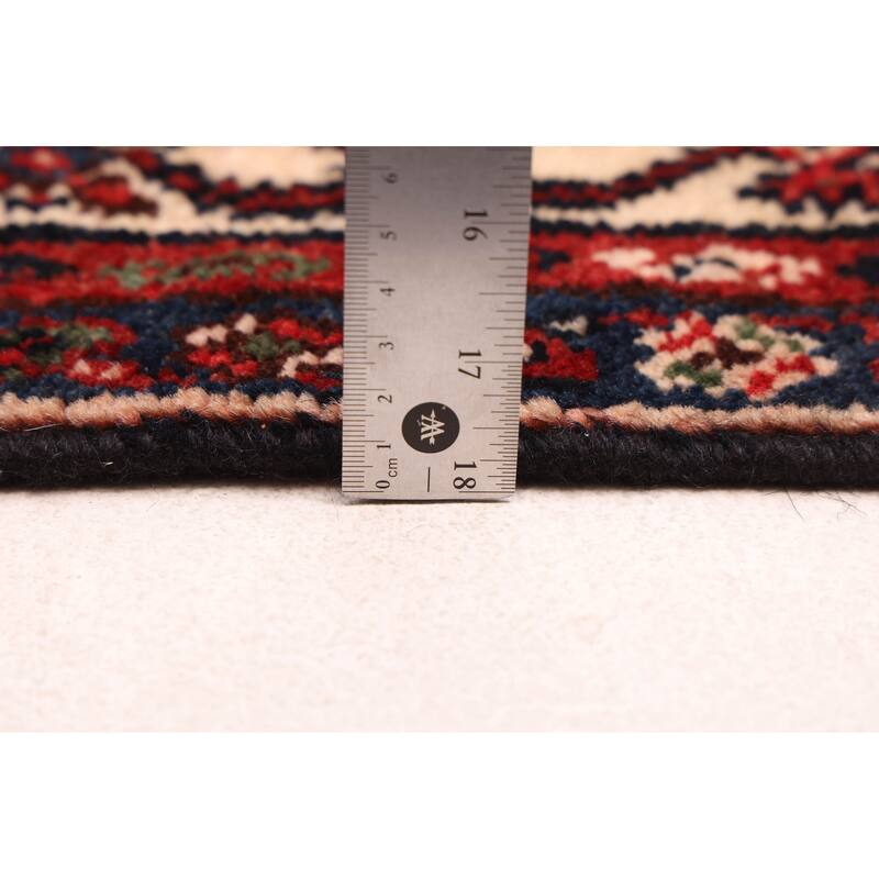 ECARPETGALLERY Hand-knotted Andelz Red Wool Rug - 5'2 x 8'4