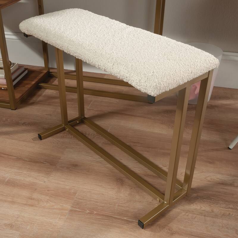 Wood Vanity with Chic Storage, Brown - 47.32" W x 16.77" D x 49.45" H