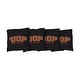 preview thumbnail 1 of 1, College Vault Pacific Tigers Black Cornhole Bags All-Weather Resin Filled