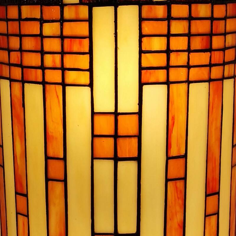 Tiffany Style 2-light Geometric Wall Sconce AM1077WL10B Amora Lighting