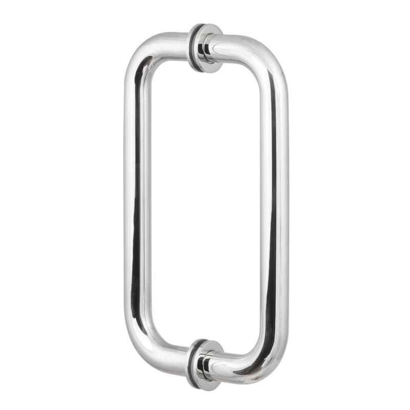 Sure-Loc SHR-1 C Shape 8" Center to Center Back to Back Shower Door - Polished Chrome