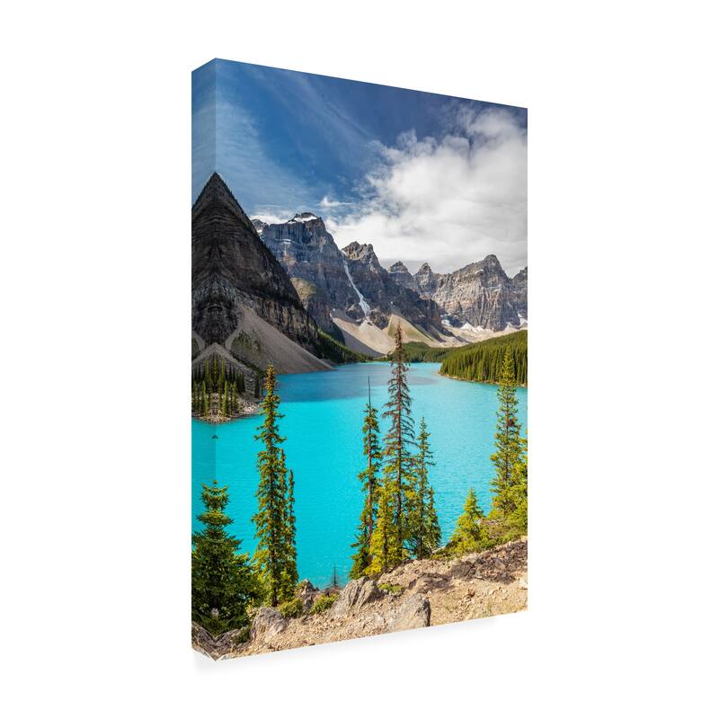 Pierre Leclerc 'Moraine Lake Blue' Canvas Art