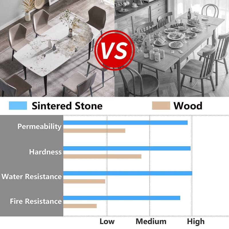 70.87"Modern artificial stone Pandora white curved black metal leg dining table-can accommodate 6-8 people