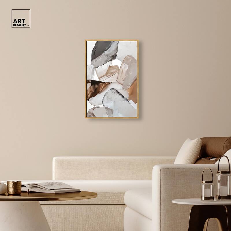 Sedimentary Hues II Canvas by Art Remedy