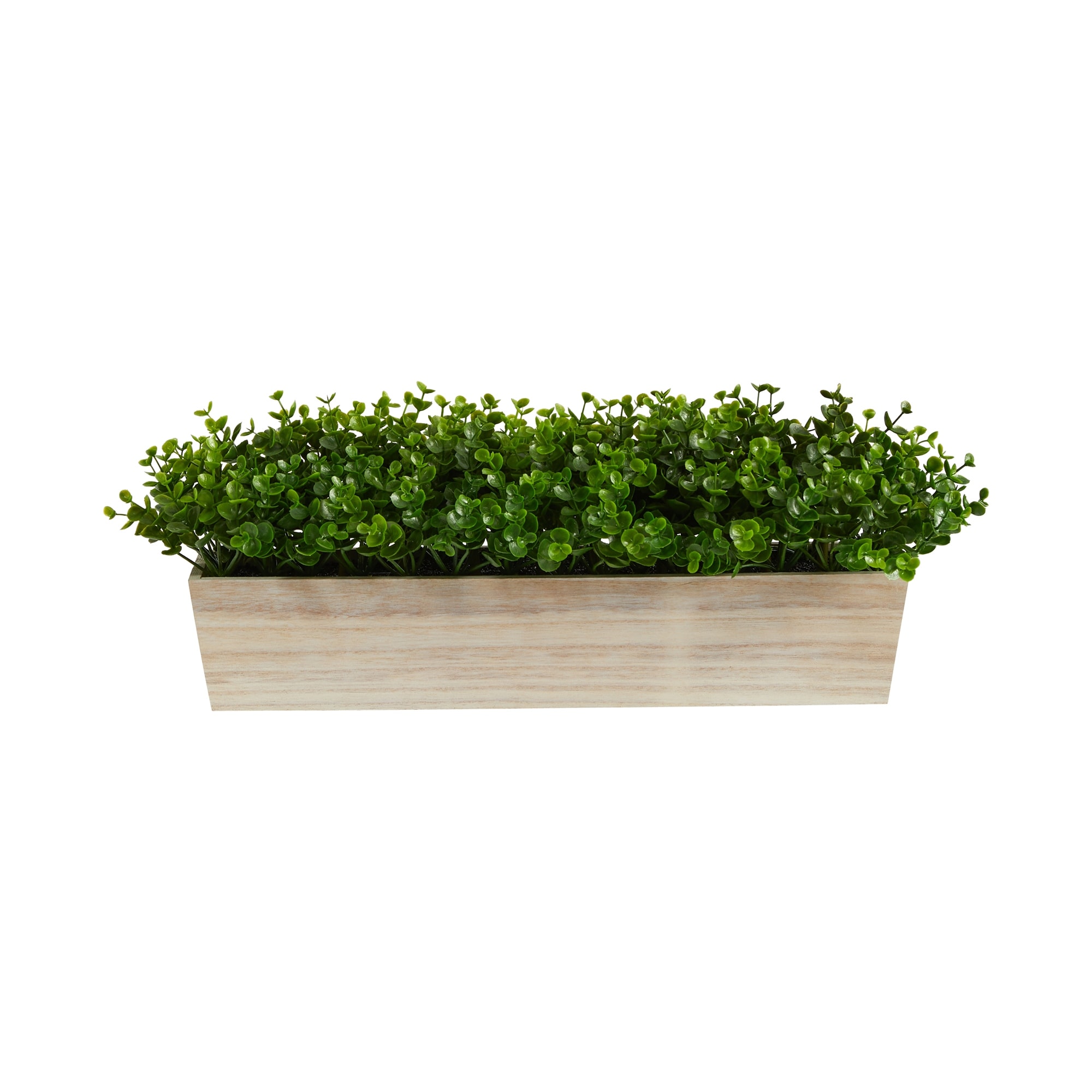 19" Eucalyptus Artificial Plant in Decorative Planter - 4"