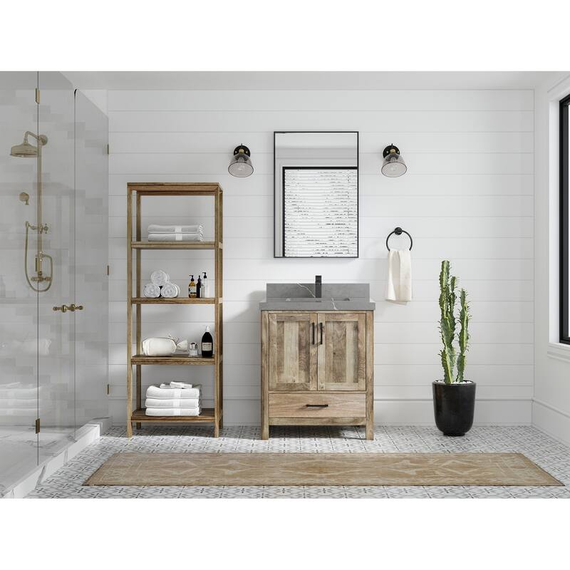 Willow Collections 30 in. W x 22 in. D Malibu Mango Single Sink Bathroom Vanity with Countertop