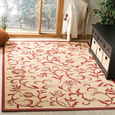 Martha Stewart by SAFAVIEH Swirling Garden Waterproof Rug