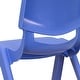 preview thumbnail 33 of 47, 4 Pack Plastic Stack School Chair with 12" Seat Height - Kids Chair