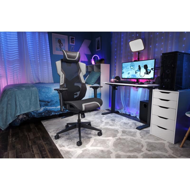RESPAWN FLEXX Mesh Gaming Chair With Lumbar Support, Adjustable Headrest
