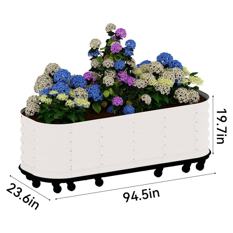 Roll & Grow Planter, with 360° Wheels