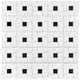 preview thumbnail 7 of 5, Merola Tile Spiral Black and White 12.5" x 12.5" Porcelain Mosaic Tile