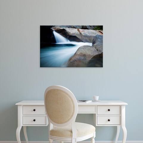 Easy Art Prints Paul Souders's 'Flowing Over Granite Stones' Premium Canvas Art